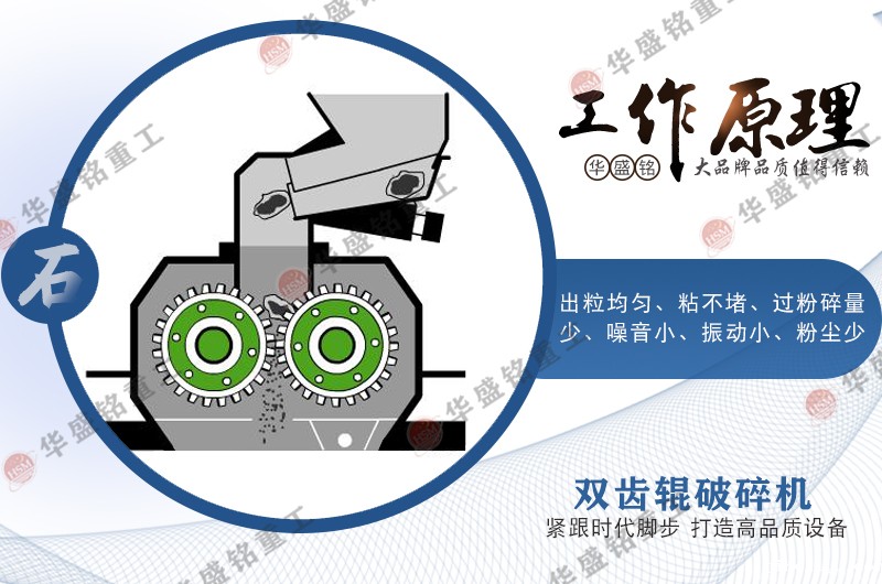 沥青厂铣刨料破碎筛分设备,废旧回收料破碎筛分机,沥青铣刨料破碎机,柔性双齿辊破碎机 